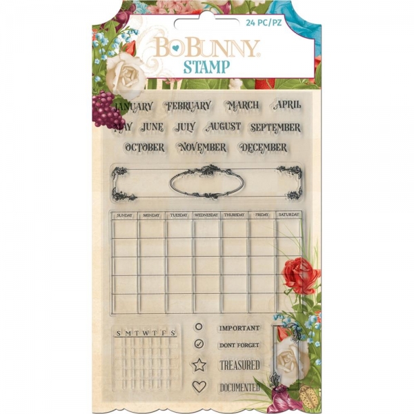 Bo Bunny Clearstamps - Time & Place