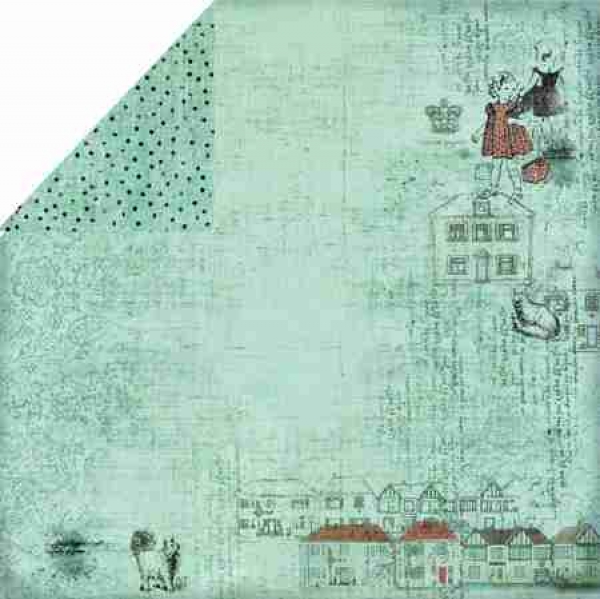 FabScraps 12"x12" - Victoria`s Doll House