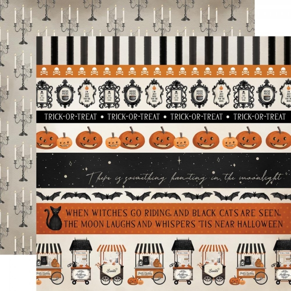 Carta Bella Halloween Market - Border Strips 12" x 12" 