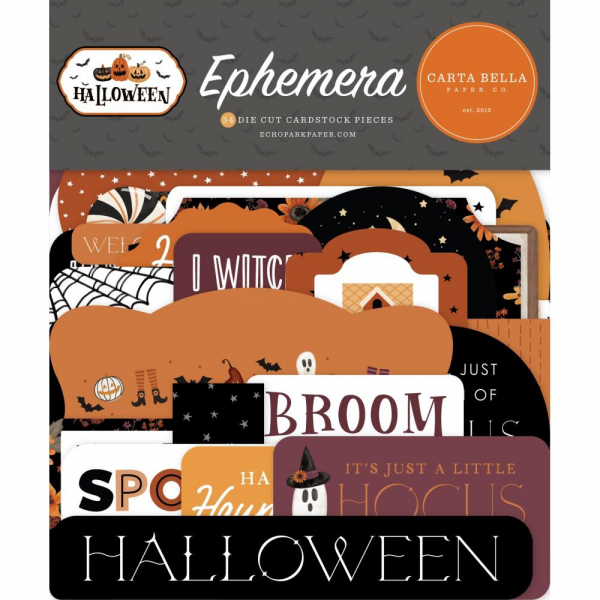 Carta Bella Ephemera - Halloween