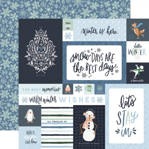 Carta Bella Winter Market - 4 x 6 Journaling Cards 12" x 12" 
