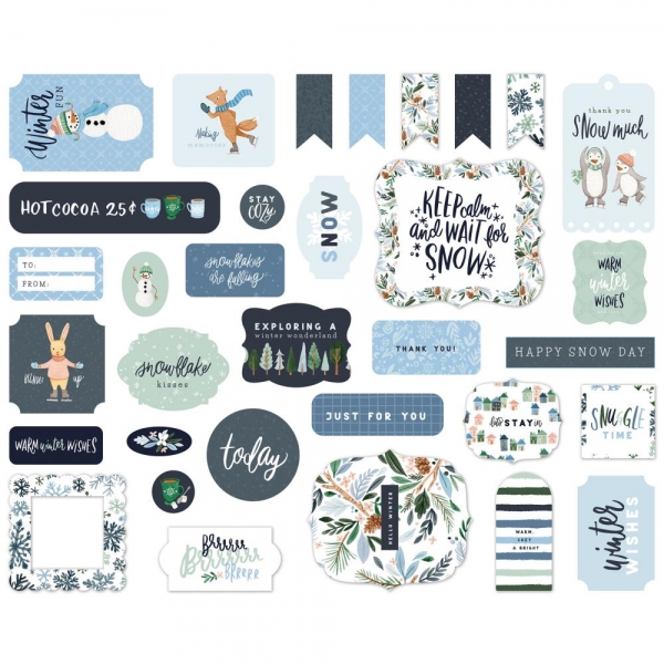 Carta Bella Ephemera - Winter Market