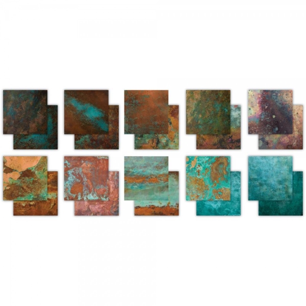 The essential Craft Papers Paper Pad - Patina 12 x 12