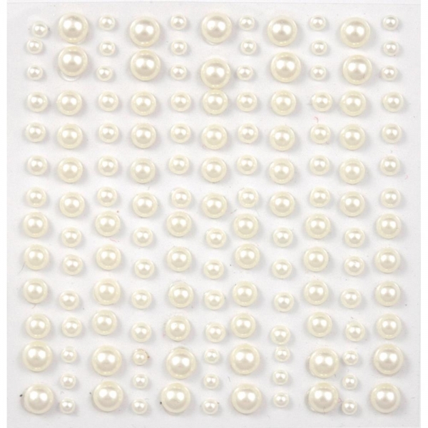 Craft Consortium Essential Adhesive Pearls - Natural