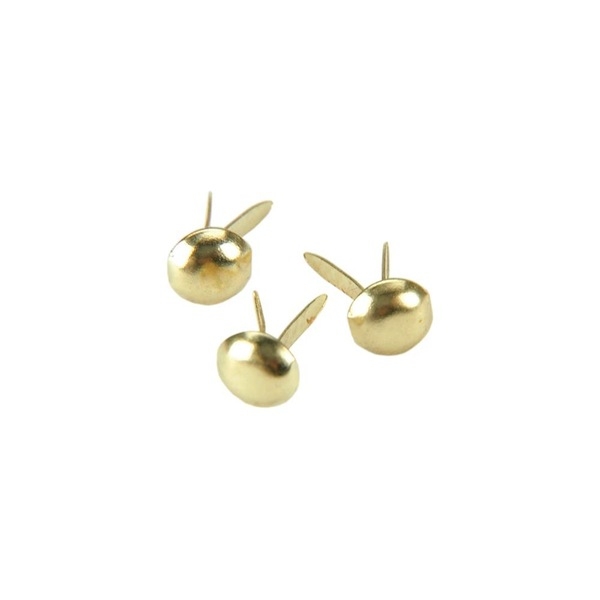 100 Minibrads 3 mm - Gold
