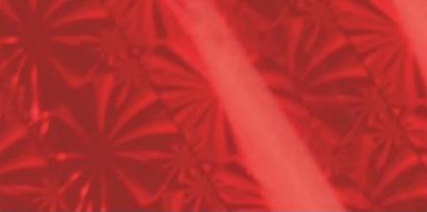 Go Press Heat Activated Foil - Red Hologram - Mirror Finish