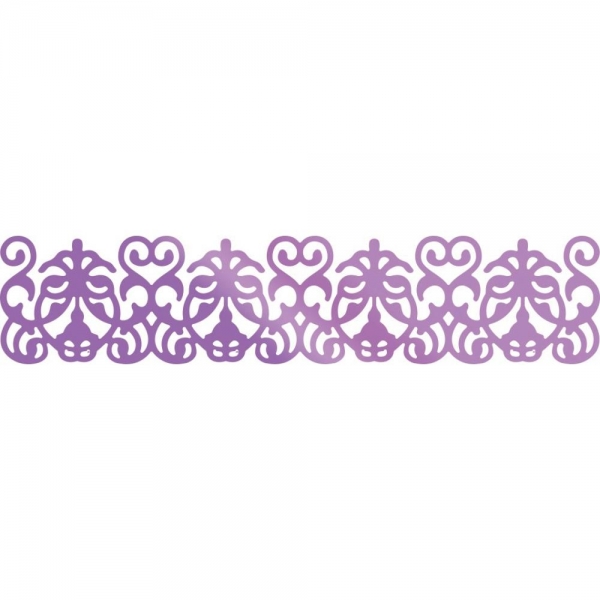 Couture Creations - Butterfly Garden Hotfoil Stamp Die - Garden Border