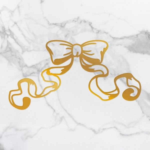 Couture Creations - Hotfoil Stamp - Waving Ribbon