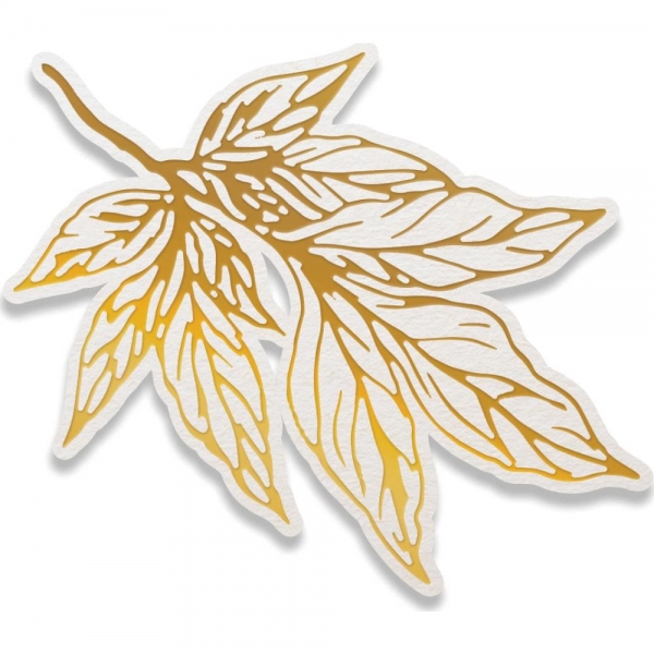 Couture Creations - Hotfoil Stamp - Leafy Branch