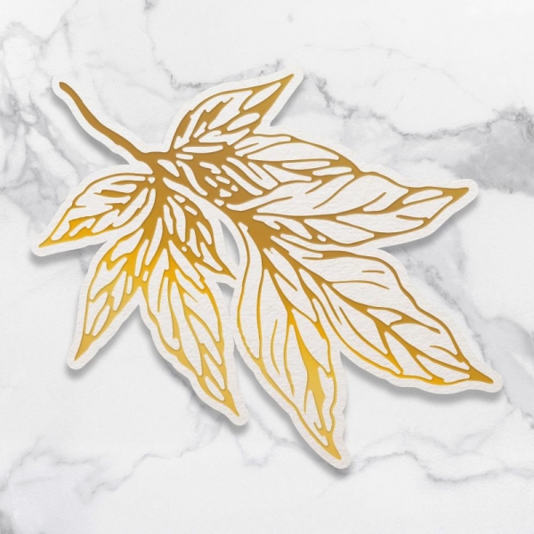 Couture Creations - Hotfoil Stamp - Leafy Branch
