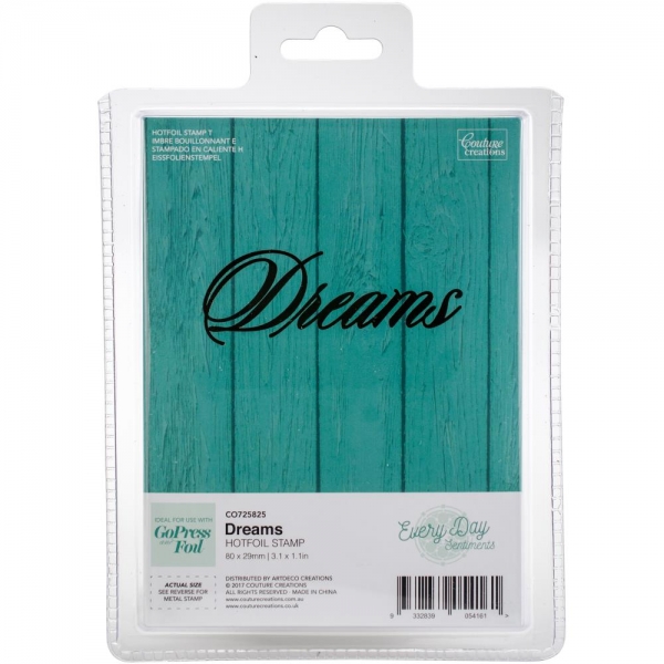 Couture Creations C'est La Vie Hotfoil Stamp Die - Dreams
