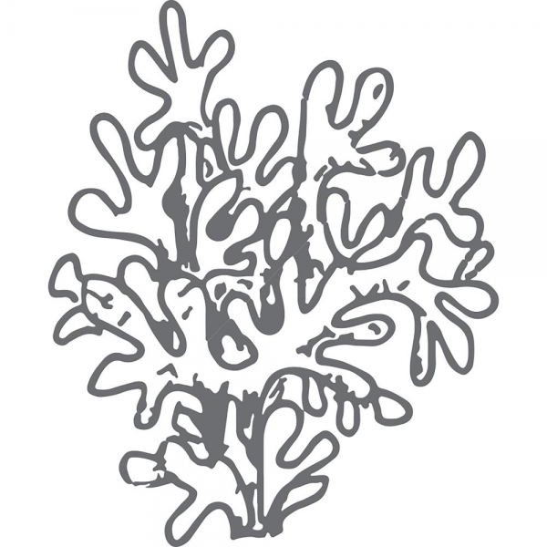 Couture Creations - Seaside and me Clear Stamp - Coral