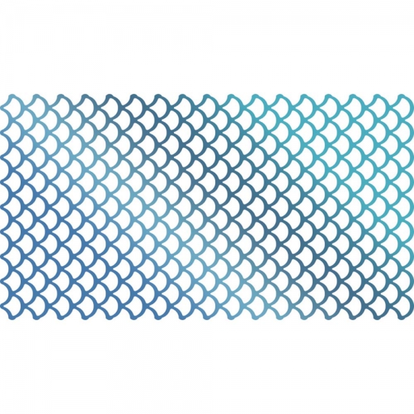 Couture Creations- Seaside and me Hotfoil Stamp Die - Scaley Background