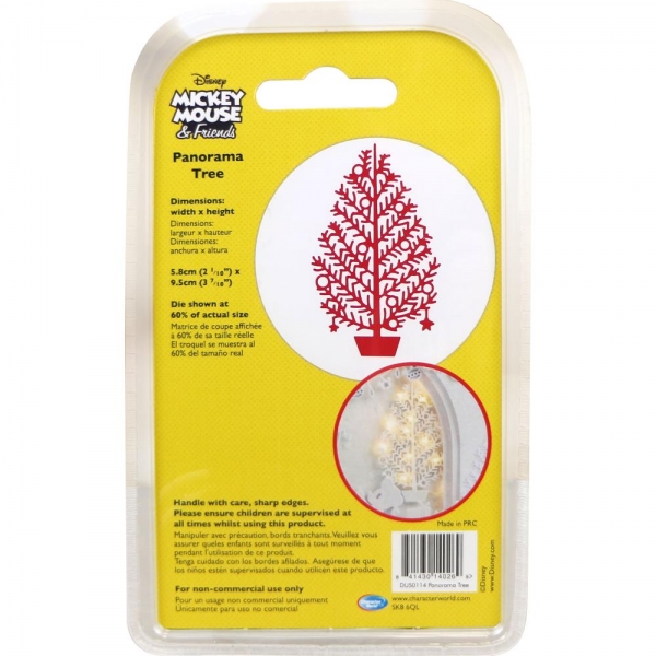 Mickey Mouse & Friends Metall Stanze - Panorama Tree