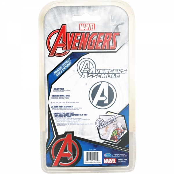 AVENGERS Metall Stanze - Avengers Assemble Icon & Sentiment