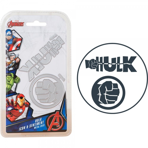 AVENGERS Metall Stanze - Hulk Icon & Sentiment