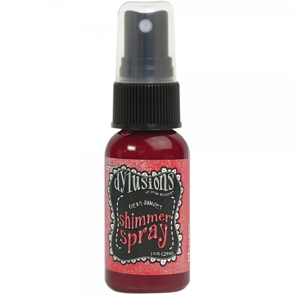 Dylusions Shimmer Spray - Fiery Sunset