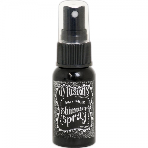 Dylusions Shimmer Spray - Black Marble