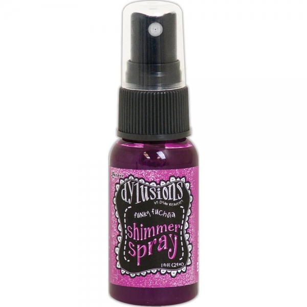 Dylusions Shimmer Spray - Funky Fuchsia