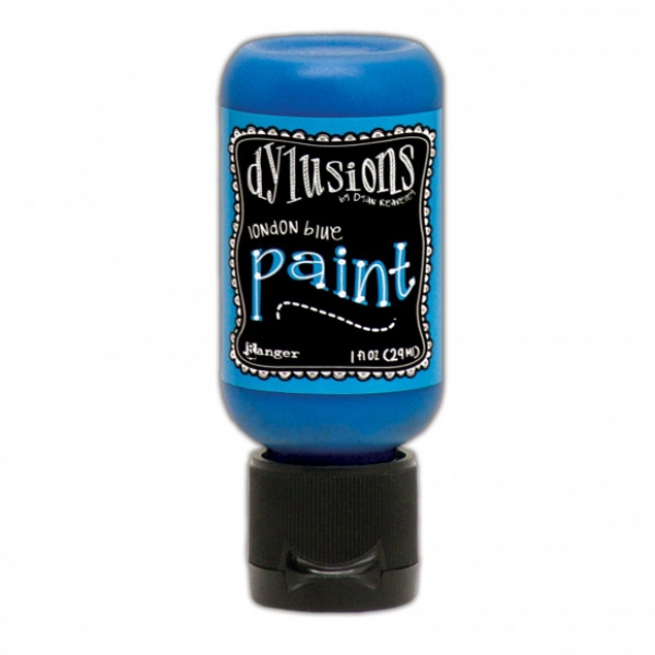 Ranger Dylusions Paint Flip Cap Bottle - London Blue