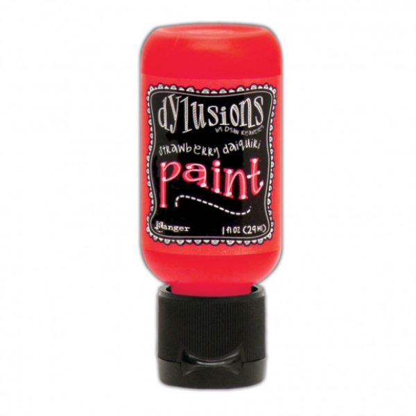 Ranger Dylusions Paint Flip Cap Bottle - Strawberry Daiquiri