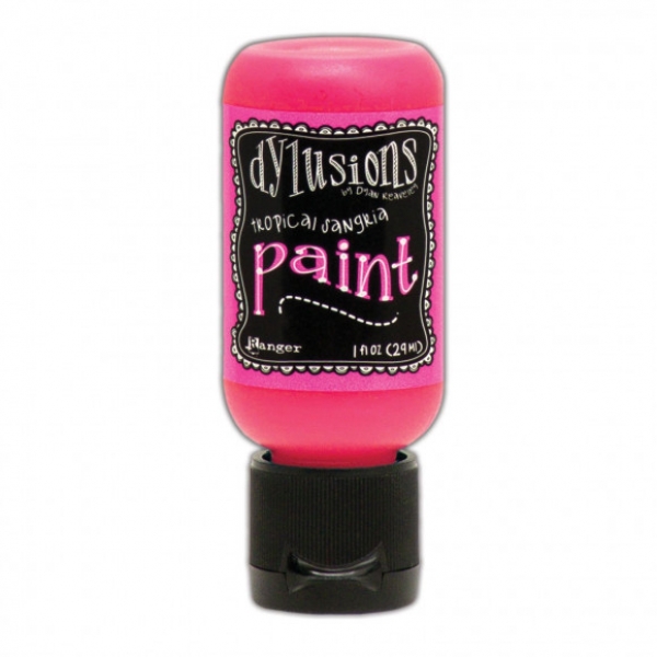 Ranger Dylusions Paint Flip Cap Bottle - Tropical Sangria