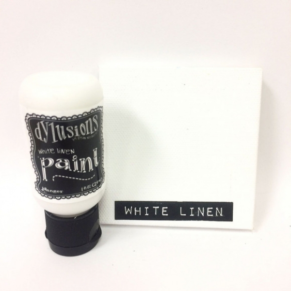 Ranger Dylusions Paint Flip Cap Bottle - White Linen