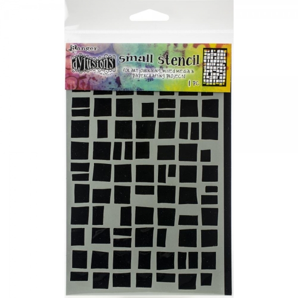 Dylusions small stencil - Betsy`s Block