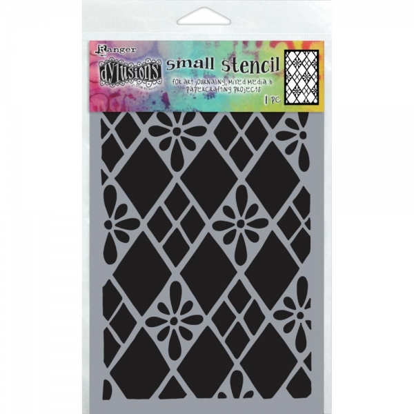 Dylusions small stencil - Diamonds are Forever