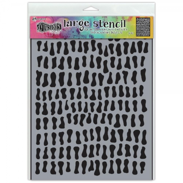 Dylusions large stencil - Golden Nuggets