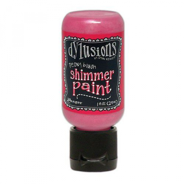 Dylusions Shimmer Paint - Peony Blush