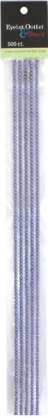 Eyelet Outlet selbstklebende Halbperlenstreifen - Purple