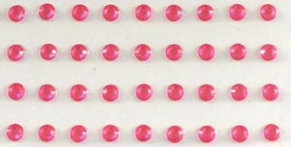 Eyelet Outlet selbstklebende Strassteine - Pink