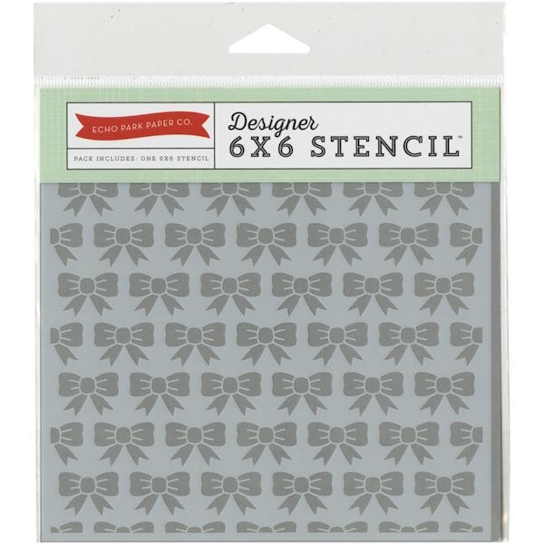 Echo Park Stencil - Bows