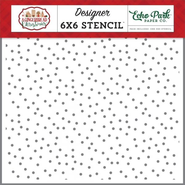 Echo Park 6" x 6" Stencil - Christmas Cheer