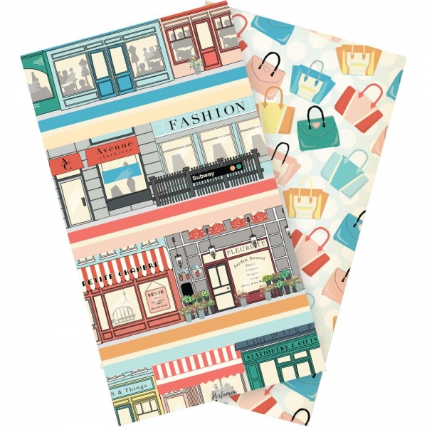 Echo Park Traveler`s Notebook Daily Calendar Insert - Standard - Metropolitan Girl