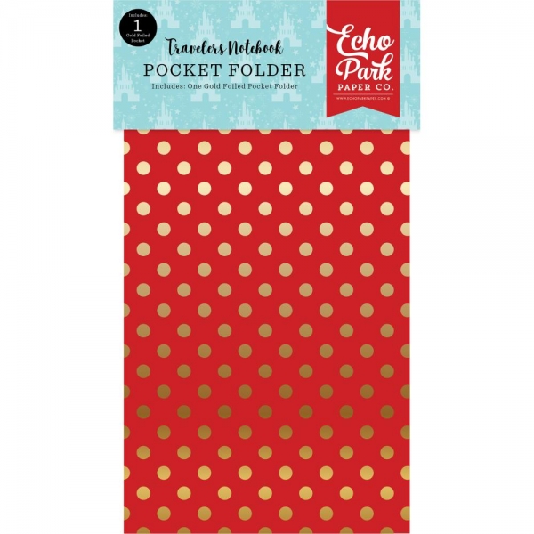 Echo Park Traveler`s Notebook Pocket Folder - Mouse & Me