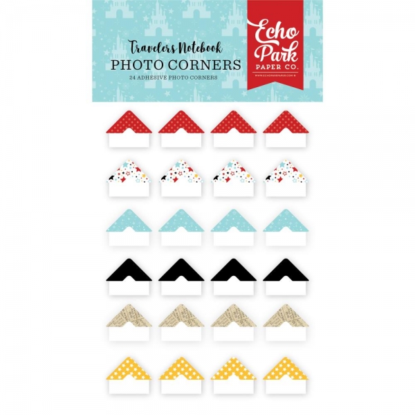 Echo Park Traveler`s Notebook Photo Corners - Mouse & Me