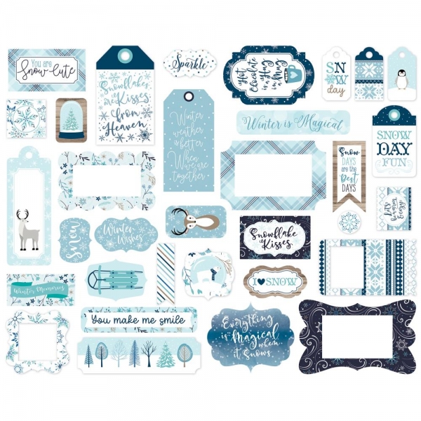 Carta Bella Frames & Tags - Winter Magic