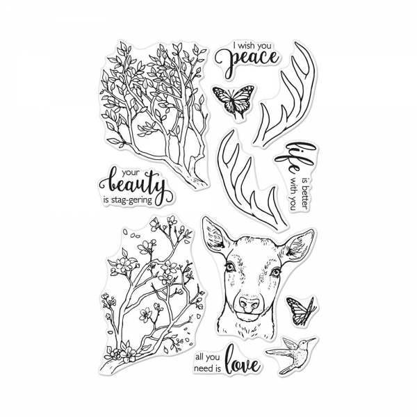 Hero Arts Clearstamps - Staggering Branches