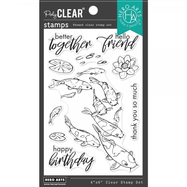 Hero Arts Clearstamps - Koi Bunch