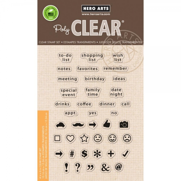 Hero Arts Clearstamps - To Do List