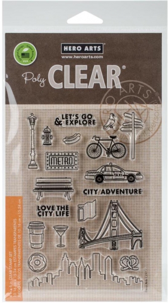 Hero Arts Clearstamps - City Adventure