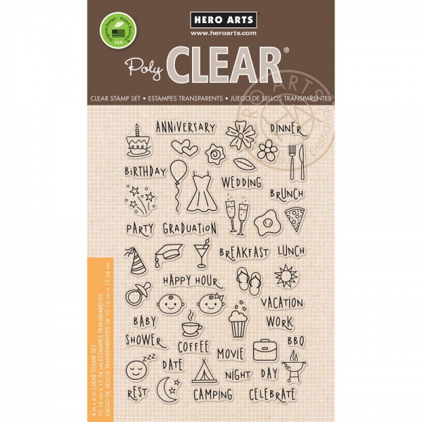 Hero Arts Clearstamps - Events & Everyday Planner Icons