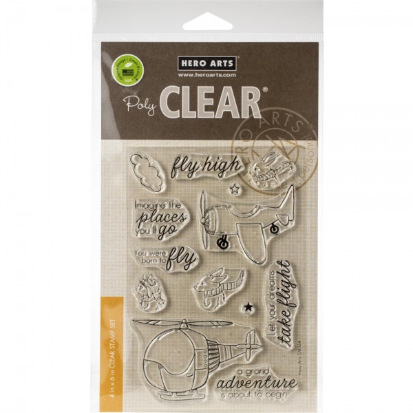 Hero Arts Clearstamps - Fly High Animals