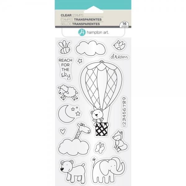 Hampton Art Clearstamps - Reach For The Sky