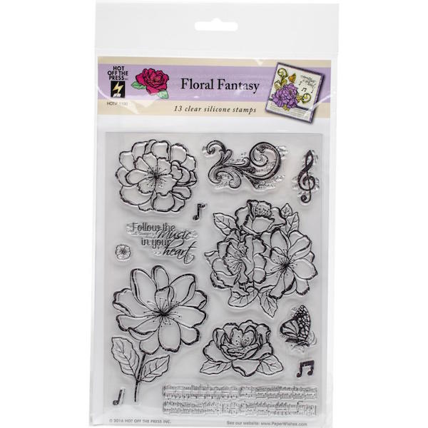 !Hot Off The Press - Floral Fantasy 13 Stck.!