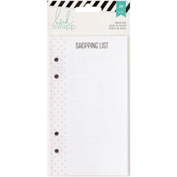 Heidi Swapp 24 Seiten Paper Pad - Shopping List