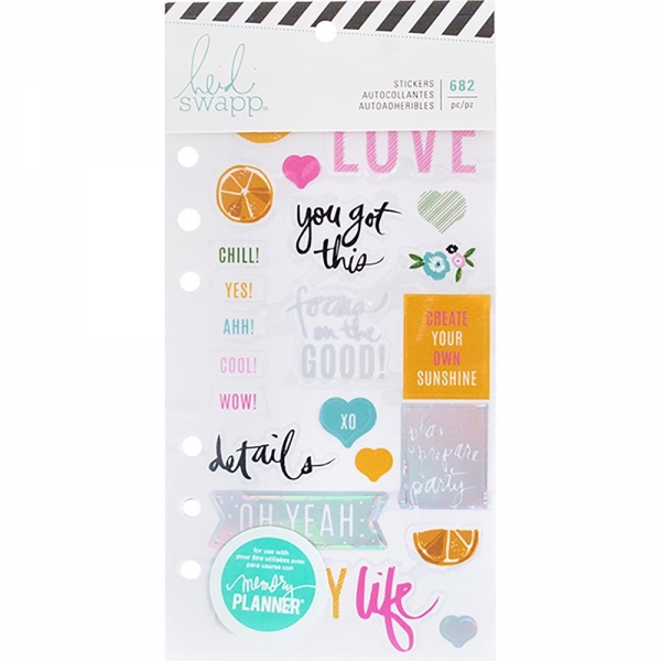 Heidi Swapp Sticker Set - Fresh Start, Playful 682 Stck.