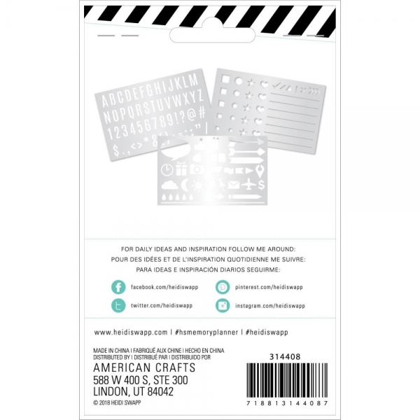 Heidi Swapp Memory Planner Ruler - Color Fresh